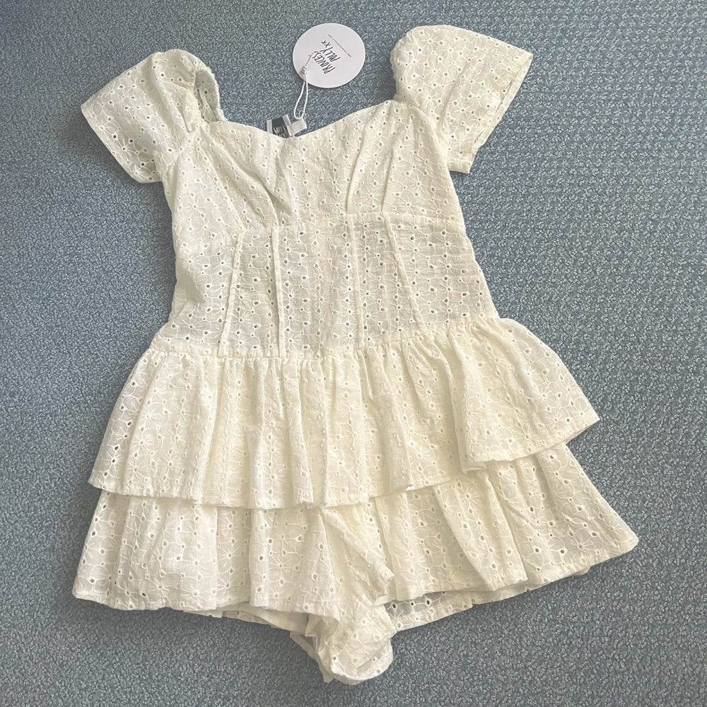 Princess Polly white romper